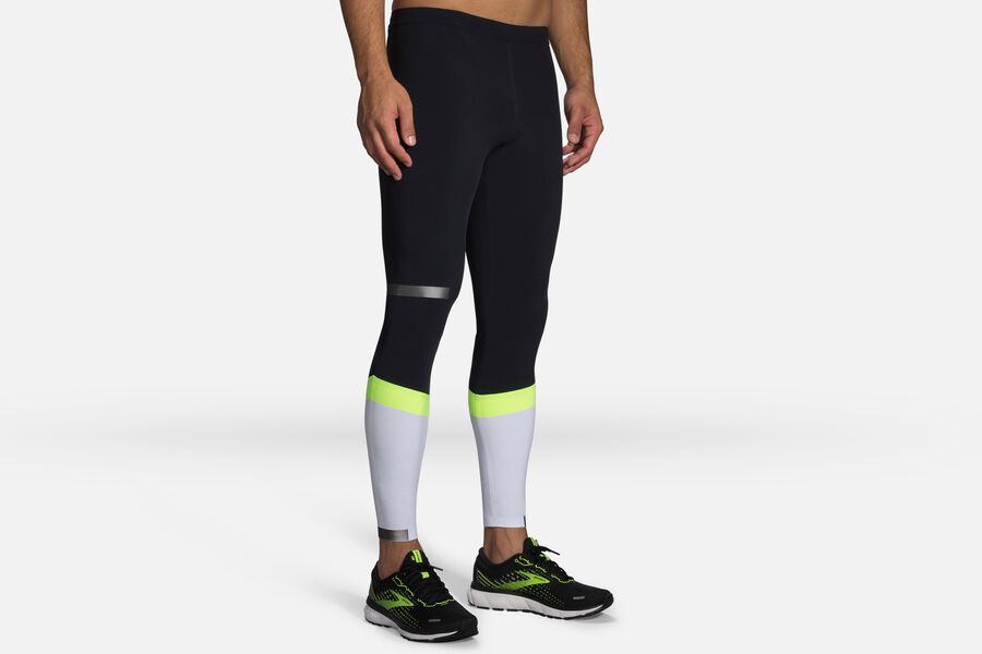 Brooks Men's Carbonite Tight Bottoms Luminosity ( LTOFX7603 )